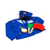 Bigjigs treinmachinist verkleedset met accessoires - thumbnail