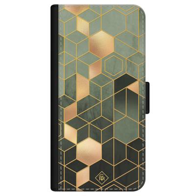 iPhone 12 mini flipcase - Kubus groen