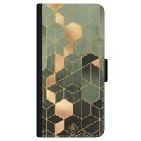 iPhone 12 mini flipcase - Kubus groen - thumbnail