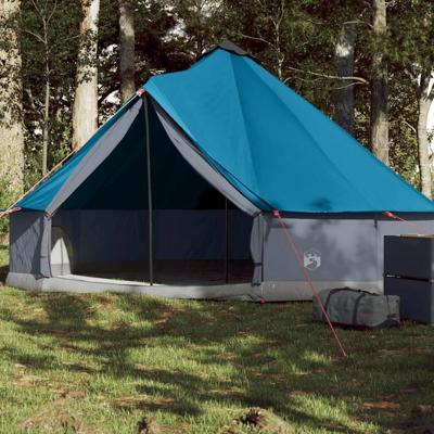 VidaXL Tipitent 6-persoons waterdicht blauw