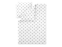 LIVARNO Dekbedovertrek 240 x 220 cm (Wit/zwart) - thumbnail