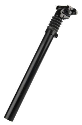 Kalloy Zadelpen verend ø27.2 / 350mm aluminium - zwart