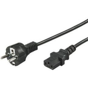 Goobay 50098 electriciteitssnoer Zwart 2 m Netstekker type F IEC C13 Goobay 50098 electriciteitssnoer Zwart 2 m Netstekker type F IEC C13