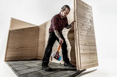 Plastic hamer Halder Simplex Blauw Grijs TPE