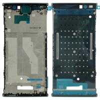 Front behuizing LCD-frame bezel voor Sony Xperia XA2 plus (blauw) - thumbnail