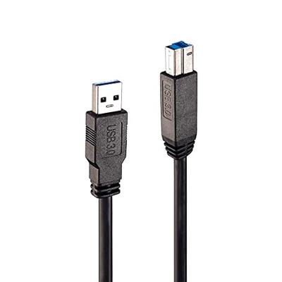 Lindy 43098 10m USB A USB B Mannelijk Mannelijk Zwart USB-kabel Lindy 43098 10m USB A USB B Mannelijk Mannelijk Zwart USB-kabel