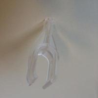 Buisklem transp vr ovale buis 15x30mm - thumbnail