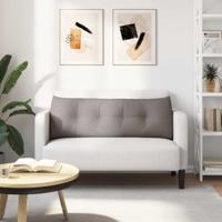 VidaXL Rugkussen taupe 140 x 24 x 50 cm stof - thumbnail