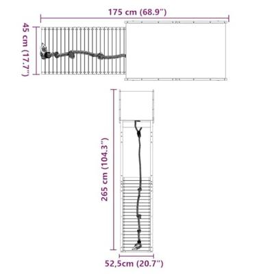 Speelhuis massief douglashout
