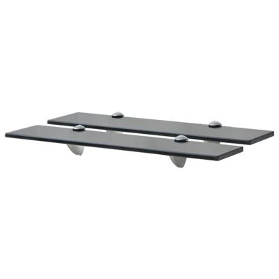 VidaXL Schappen zwevend 2 st 50x20 cm 8 mm glas