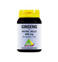 SNP Ginseng + royal jelly 600 mg 60 Capsules - thumbnail