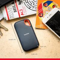 SanDisk Extreme® Portable 4 TB Externe SSD harde schijf (2,5 inch) USB-A 3.2 Gen 2 Zwart, Oranje SDSSDE61-4T00-G25 - thumbnail