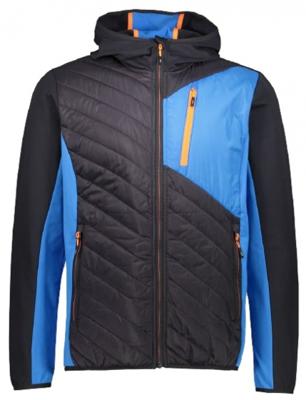 CMP outdoorjas Hybrid heren polyester zwart/blauw