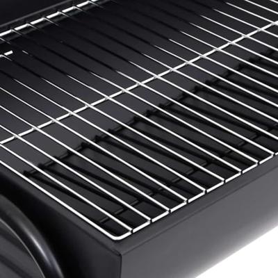 VidaXL Barbecuevat met 2 kookroosters 80x95x90 cm staal zwart