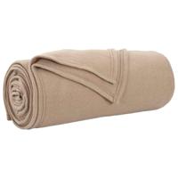 VidaXL Kleden 6 pcs kameel 270 x 240 cm fleece - thumbnail