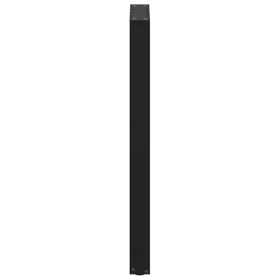 Bartafelpoten 2 st U-vormig 50x(100-101) cm staal zwart