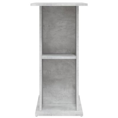 Aquariumstandaard 75x36x72,5 cm bewerkt hout betongrijs - thumbnail