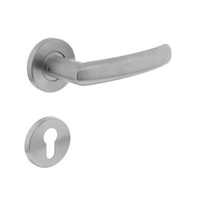Intersteel Deurkruk Blok op rozet met profielcilinderrozetten - RVS Intersteel Deurkruk Blok op rozet met profielcilinderrozetten - RVS