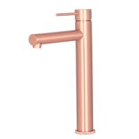 Best Design Wastafelmengkraan Lyon 30 cm 1-hendel Mat Rose Goud - thumbnail