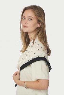 Neo Noir Scarf Tamma Big Dot | Off White