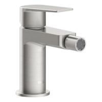 Bidetmengkraan Tres Project 1-Hendel Uitloop Recht 8,5 cm Rond RVS - thumbnail