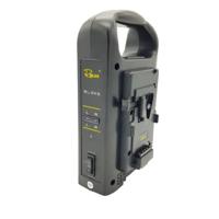 Rolux dubbele acculader rl-2ks voor v-mount accu - thumbnail