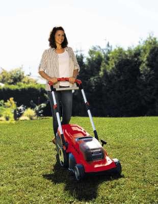 Einhell RASARRO Kit 4.0 Ah - Accu Grasmaaier | 38 cm | 450 m2 | Incl. 2 x 4.0 Ah accu + duolader - 3413180 3413180