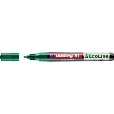 Paintmarker edding 51 eco waterbasis 1-2mm groen