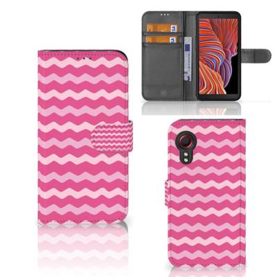 Samsung Galaxy Xcover 5 | Telefoon Hoesje | Waves Pink