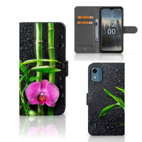 Nokia C12 Hoesje Orchidee - thumbnail