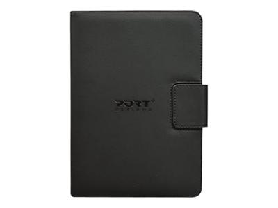 PORT MUSKOKA - Beschermende bedekking voor tablet - polyurethaan leer - zwart PORT MUSKOKA - Beschermende bedekking voor tablet - polyurethaan leer - zwart