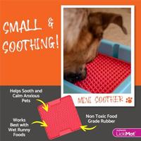 Voerbak voor honden Lickimat Roze TPR - thumbnail