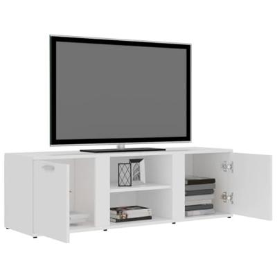 Tv-meubel 120x34x37 cm spaanplaat wit