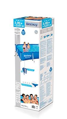 Bestway Zwembad rechthoek steel pro L300 x B200 x H66cm