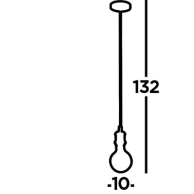 Searchlight Landelijke pendelSuspi nikkel met zwart - 7461SS