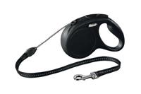 Flexi Producten/ rollijn new classic band zwart m5 meter tot 25kg - thumbnail