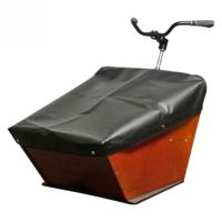 Dekzeil Bakfiets Kort Zwart - thumbnail