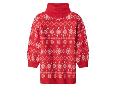 lupilu Kinder kerstjurk (Rood, 122/128)
