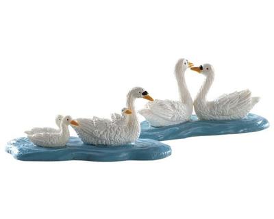 Lemax swans s/2 kerstdorp figuur type 3 2018