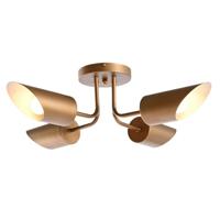 Plafondlamp DKD Home Decor Gouden Metaal 50 W 70 x 70 x 20 cm - thumbnail