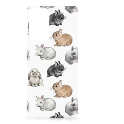 Dierenprint Telefoonhoesje voor Samsung Galaxy A52 | A52s (5G/4G) Konijntjes Dierenprint Telefoonhoesje voor Samsung Galaxy A52 | A52s (5G/4G) Konijntjes