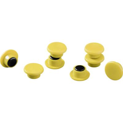 Durable Magneet 475104 (Ø) 15 mm Rond Geel 1 set(s) 475104