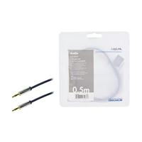 LogiLink CA10050 Jackplug Audio Aansluitkabel 0.50 m Zwart (mat) - thumbnail