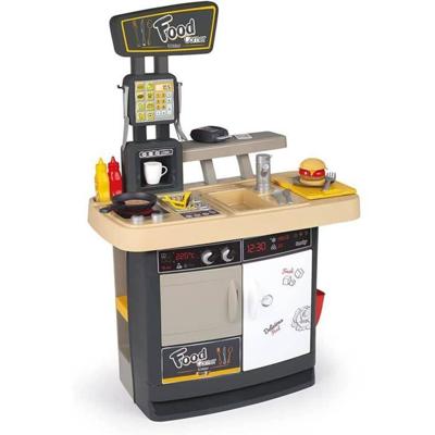 Smoby - Food Corner Restaurant - Keukenresto met CB-lezer - 29 accessoires - Imitatie speelgoed voor kinderen Smoby - Food Corner Restaurant - Keukenresto met CB-lezer - 29 accessoires - Imitatie speelgoed voor kinderen