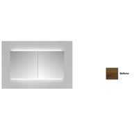 Spiegelkast Sanicare Qlassics Ambiance 70 cm 2 Spiegeldeuren Belluno Eiken Sanicare - thumbnail
