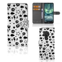 Telefoonhoesje met Naam Nokia 7.2 | Nokia 6.2 Silver Punk - thumbnail