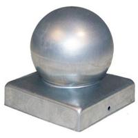 Afdekkap bol paalornament 9 x 9 cm - thumbnail