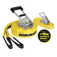 Slackline Schildkröt Geel 15 m - thumbnail