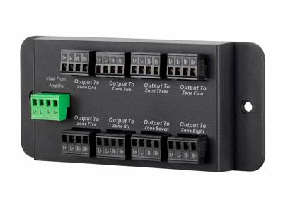 Monoprice 8 Zone Single Input Speaker Distribution Hub, Sluit maximaal 8 paar luidsprekers aan op een enkele versterker of ontvanger