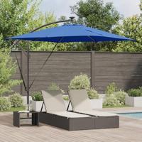 Cantilever Banana Parasol Blauw 249 x 249 x 250 cm - thumbnail